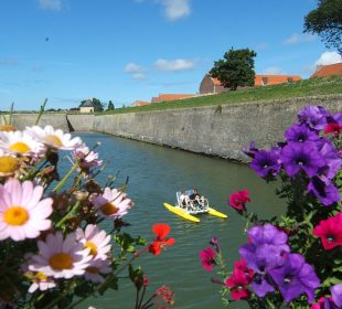 camping Gravelines près de Dunkerque : vue des fortifications