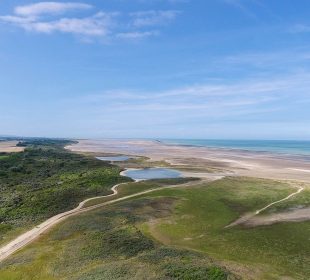 Camping Dunkerque : vue aérienne de la côte d'opale