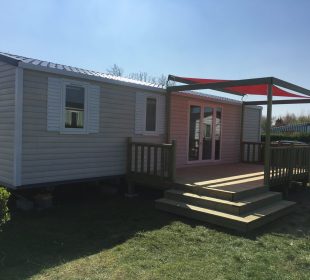 Les Dunes : Location mobil home nord avec terrasse couverte au camping nord